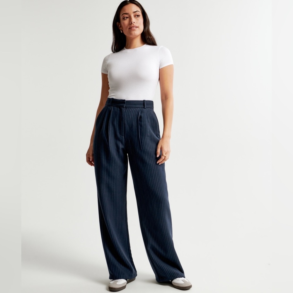 A&F Sloane Tailored Pant Pinstripe